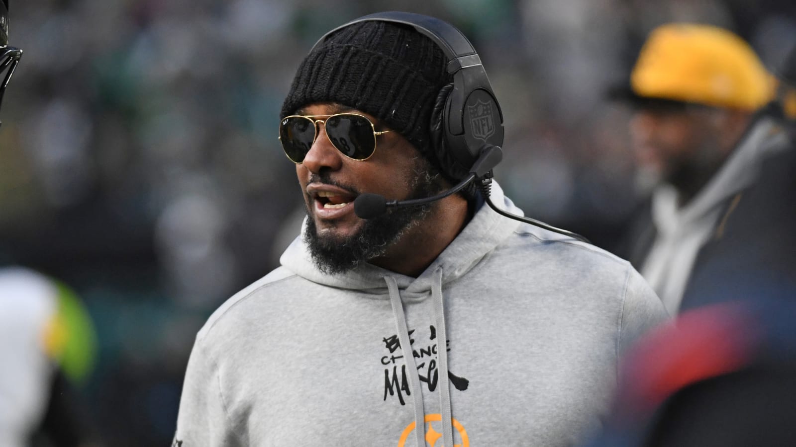 Mike Tomlin addressing media after Steelers playoff loss