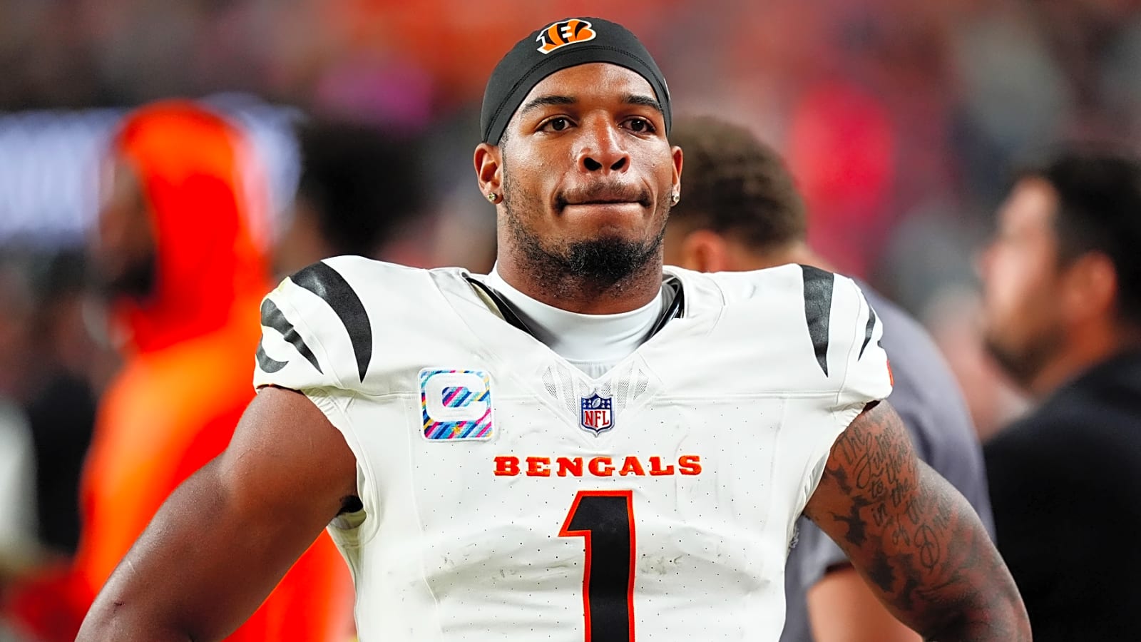Chase again addresses heated sideline exchange with HC Zac Taylor