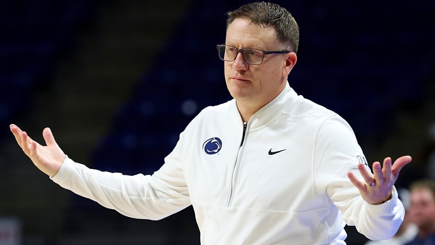 Penn State's Mike Rhoades on criticism: 'I got four years left on my contract'
