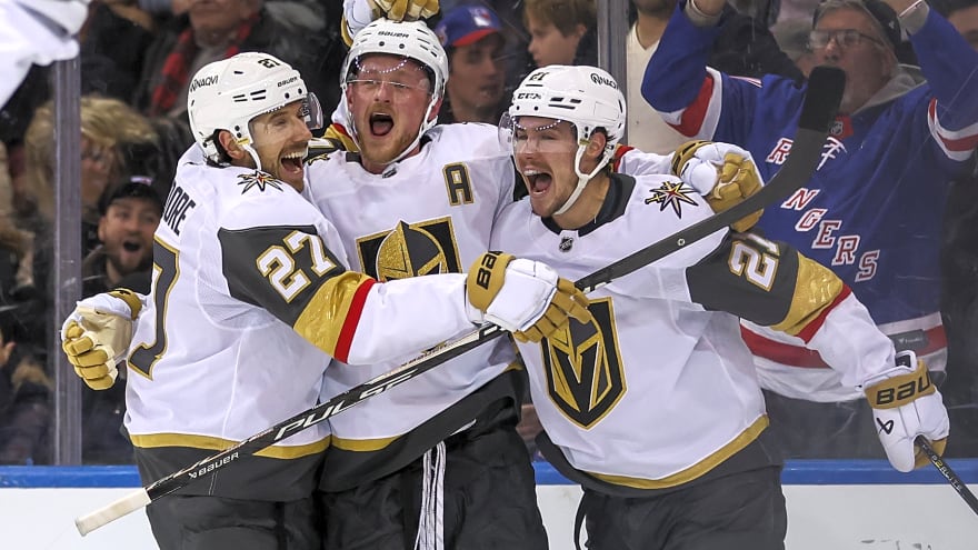 Golden Knights Beat Rangers in OT as Eichel Scores Winner