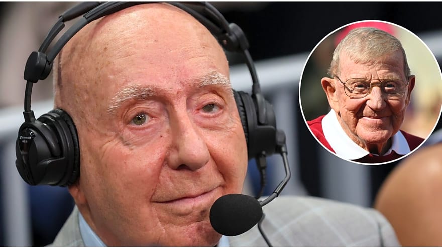Lou Holtz update: Dick Vitale sends message after news of legendary Notre Dame, Arkansas coach entering hospice care