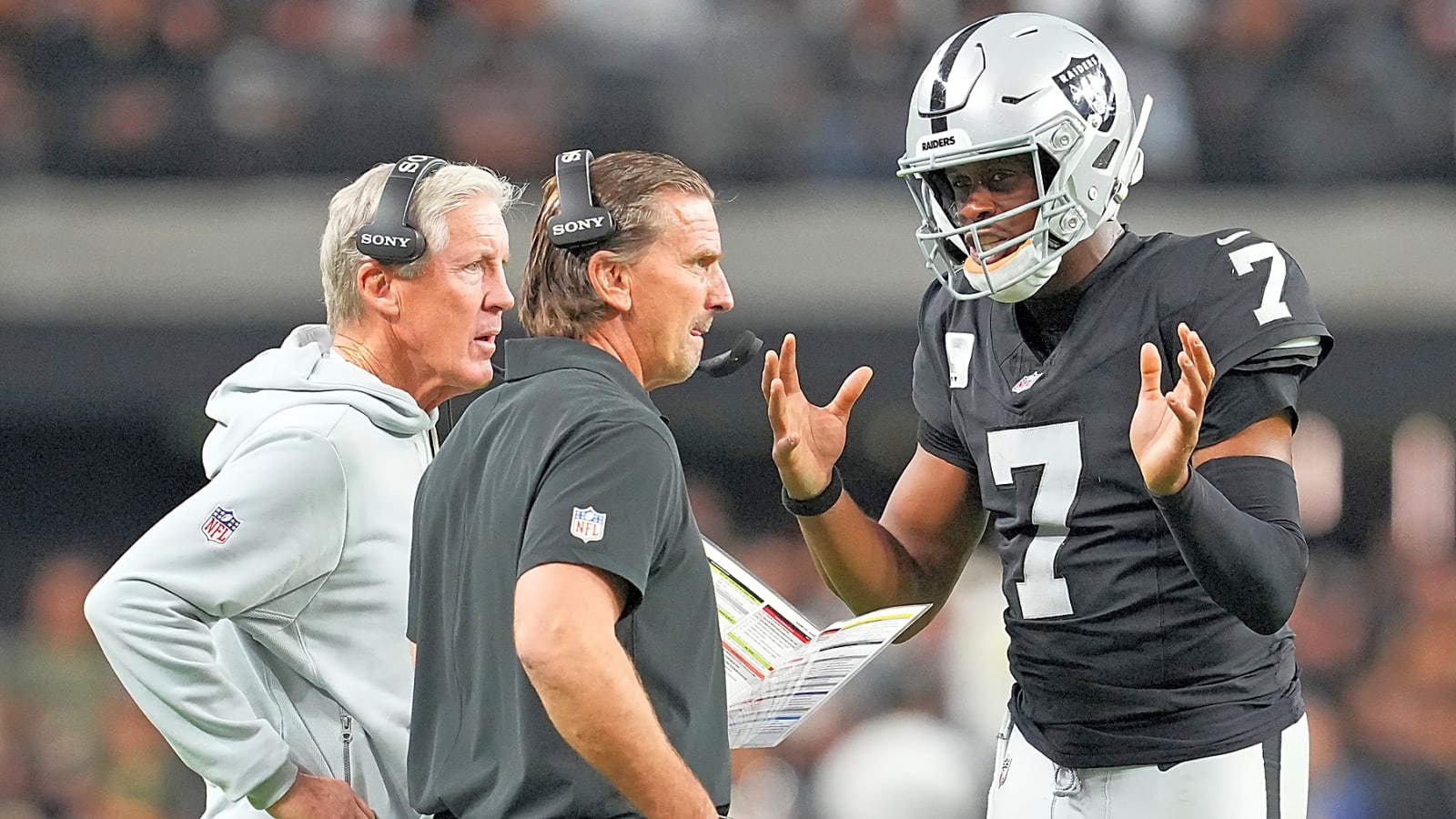 Pressure increases for 2-11 Raiders, head coach Pete Carroll
