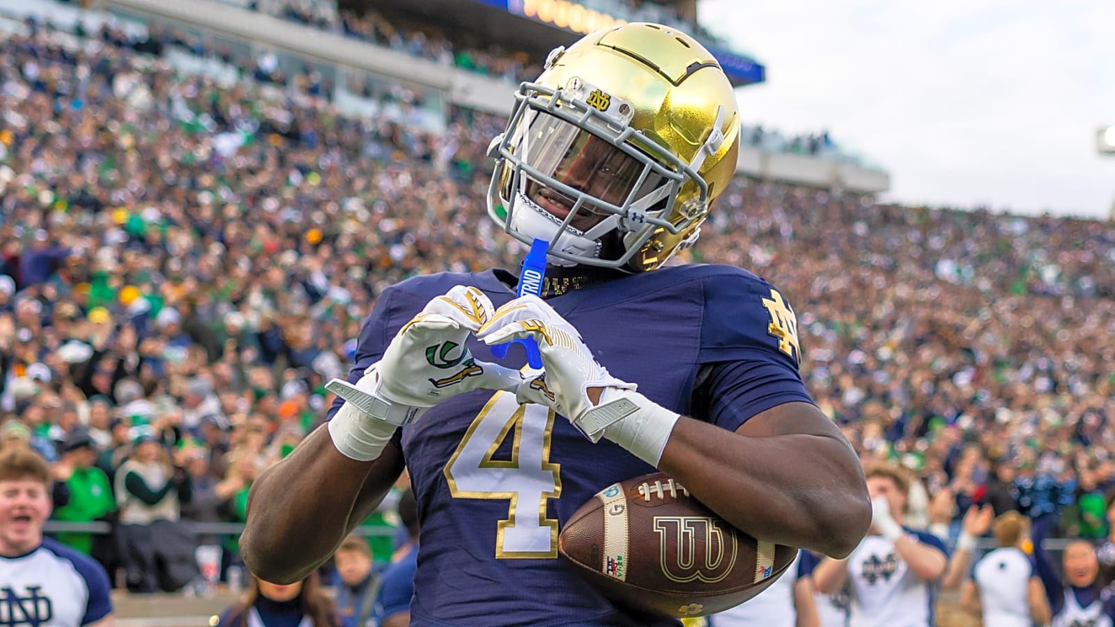 Jeremiyah Love, Notre Dame make statements in rout of Syracuse 