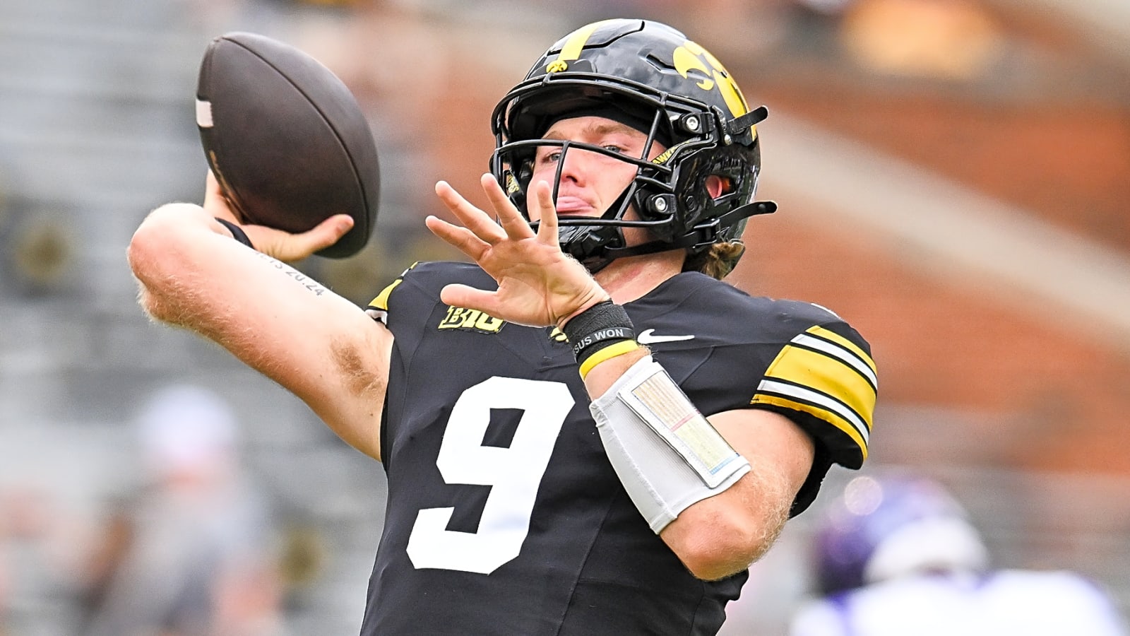 Iowa stuns Michigan with walk-off touchdown on bonus play