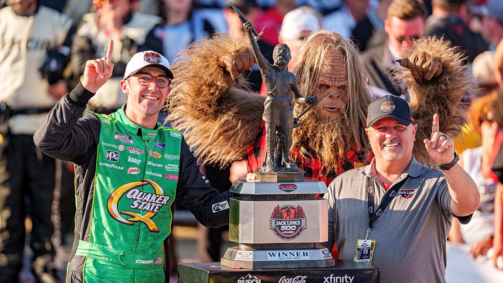 Watch: Austin Cindric wins NASCAR Cup Series race at Talladega