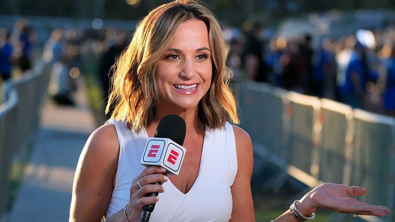 Report: Dianna Russini rescues old man, dog trapped in rollover crash amid Mike Vrabel scandal