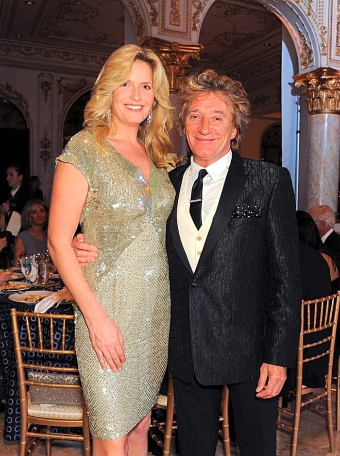 Rod Stewart and Penny Lancaster