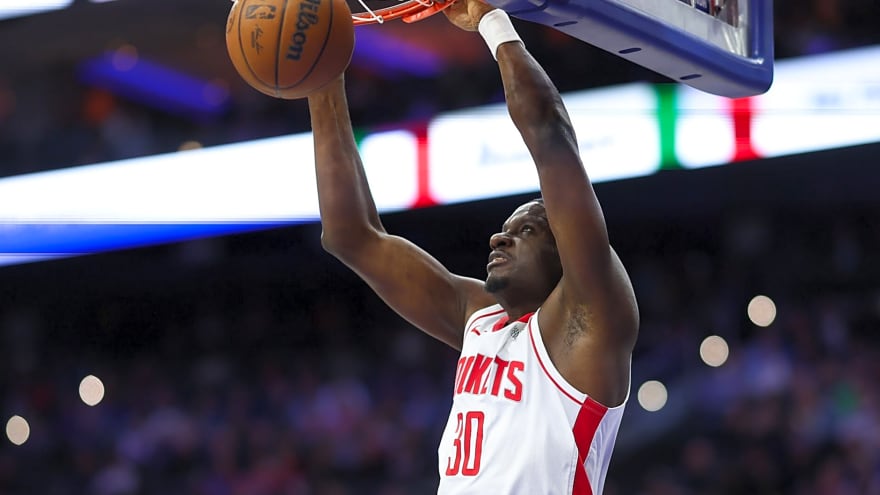 Rockets’ Clint Capela gets tribute video from Hawks before Atlanta return