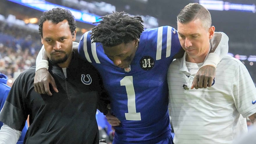 Colts CB Sauce Gardner suffers injury vs. Texans