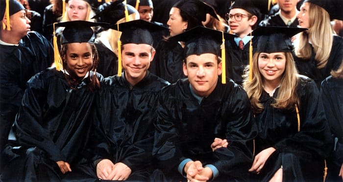 Shawn and Angela from 'Boy Meets World'