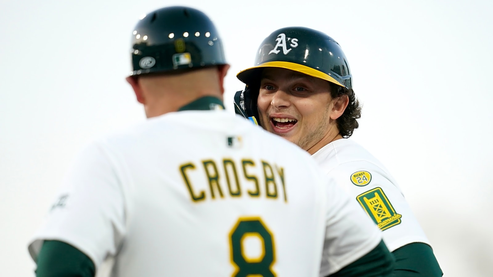 Watch: A's top prospect collects first MLB hit and RBI