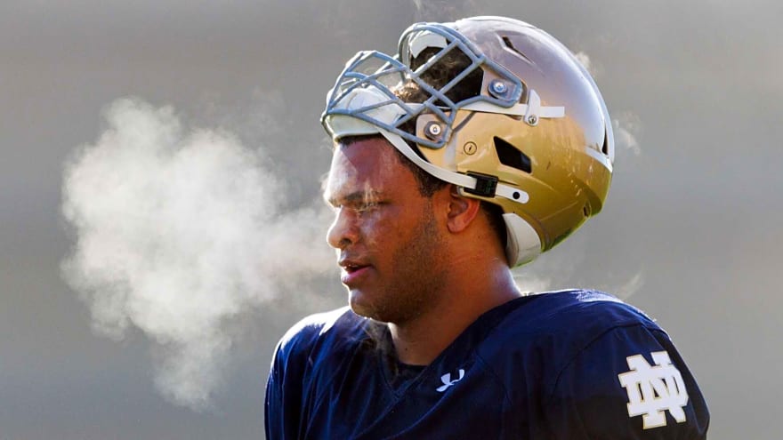 Notre Dame's offensive line further depleted after UTV accident