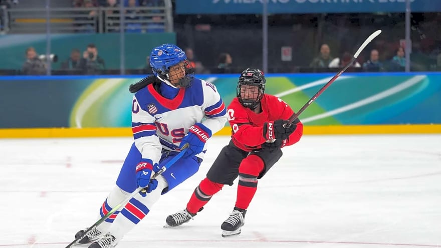 Wisconsin Badgers hockey star Laila Edwards grabs attention with historic goal at 2026 Milan Cortina Winter Olympics