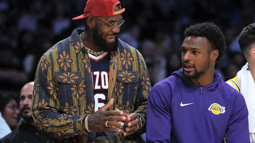 NBA Analyst Claims LeBron James Didn’t Push Lakers to Draft His Son Bronny