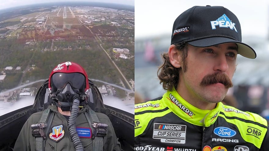 Ryan Blaney Cherishes His 'Proud Vomit' Moment With the USAF Thunderbirds