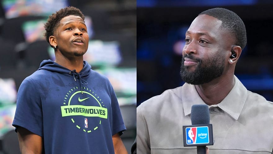 Dwyane Wade Says Anthony Edwards Has to Have 'Hard Conversations' to Achieve Championship Goal With Timberwolves
