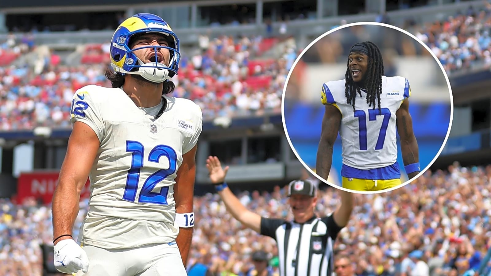 Rams’ Davante Adams explains how he ‘woke up the beast’ in Puka Nacua after he arrived