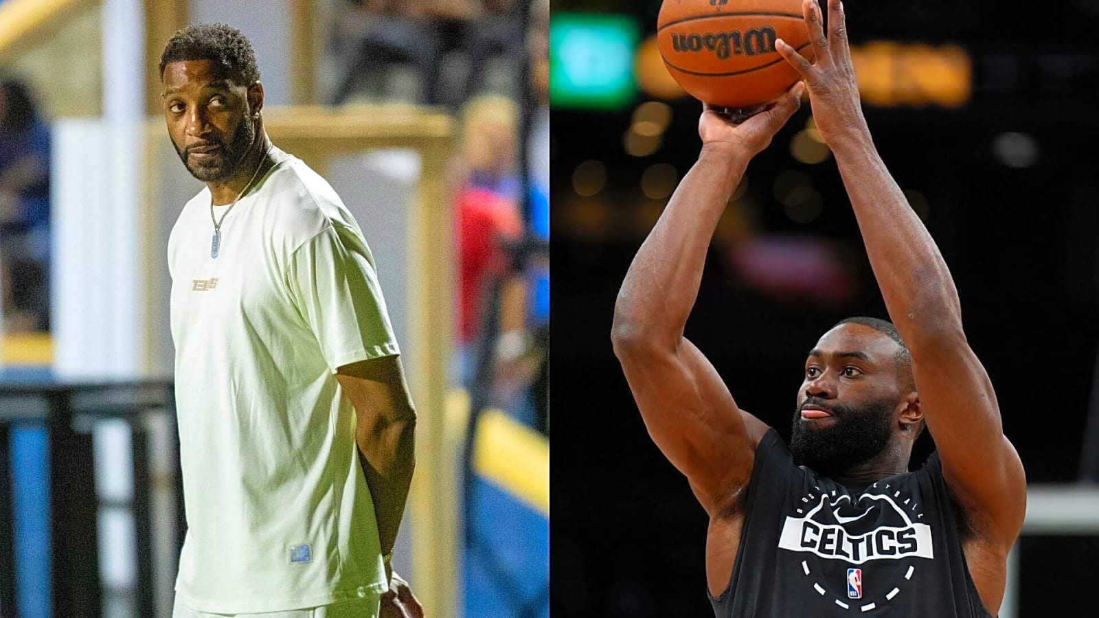'Just Barbeque, Talk Sports': Jaylen Brown Grateful for Idol Tracy McGrady’s Guidance Over the Years