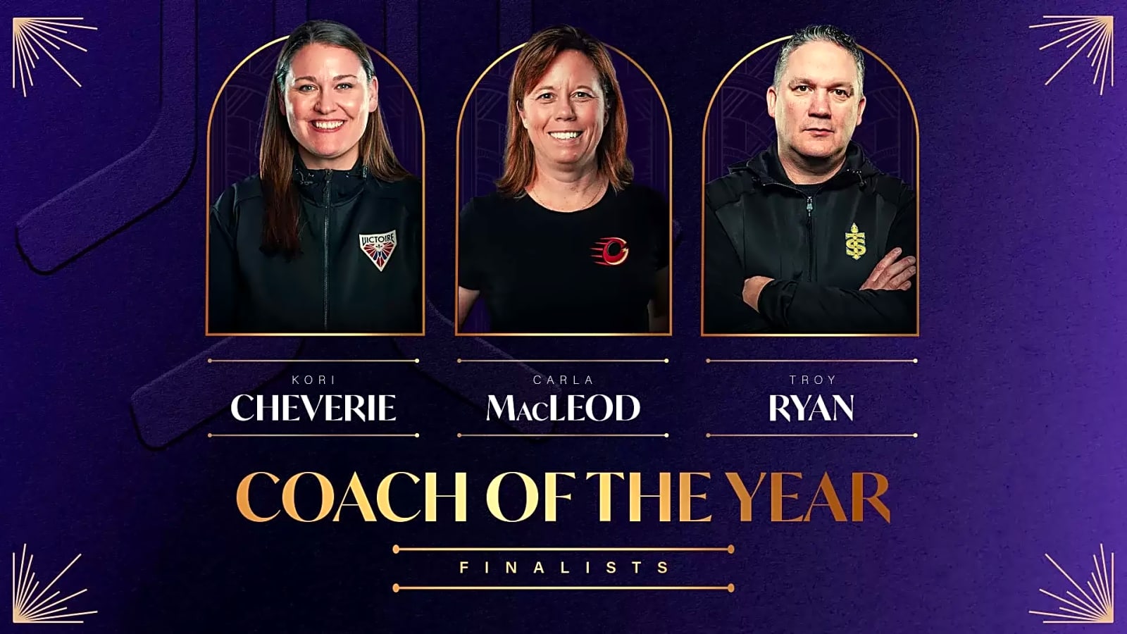 Cheverie, MacLeod, Ryan named PWHL Coach of the Year Finalists