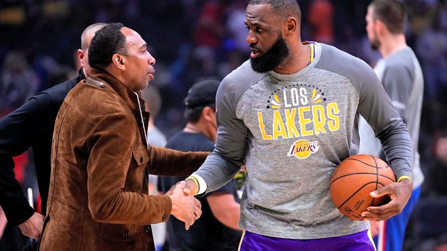 Stephen A. Smith responds when asked if LeBron James should retire from the NBA