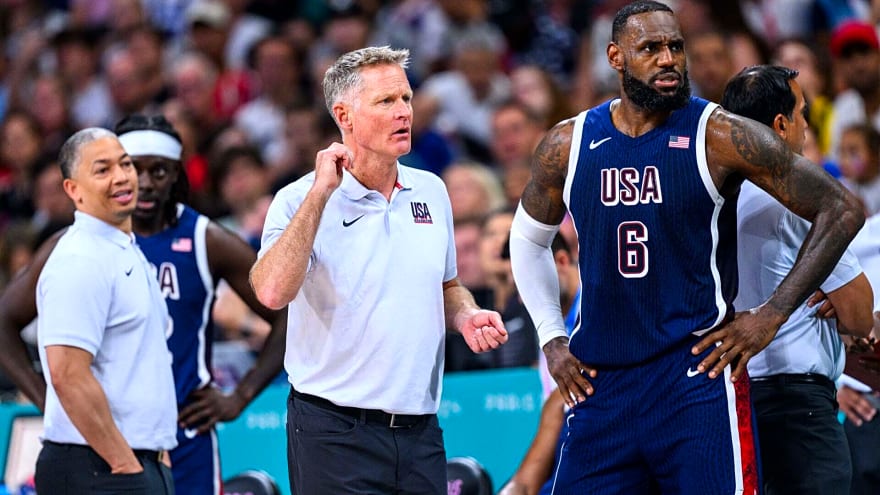 Steve Kerr confirms LeBron James will join the Golden State Warriors while speaking to fan