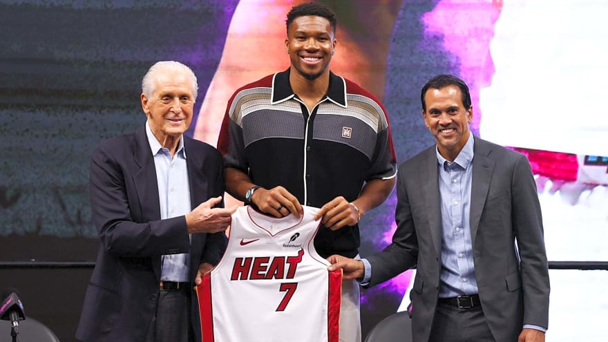 Giannis Antetokounmpo reveals why he’s changing jersey number to 7 after Miami Heat move
