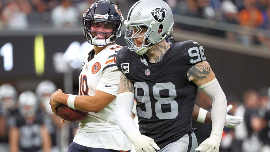What Maxx Crosby said about Caleb Williams as Chicago Bears trade talk sparked back into life