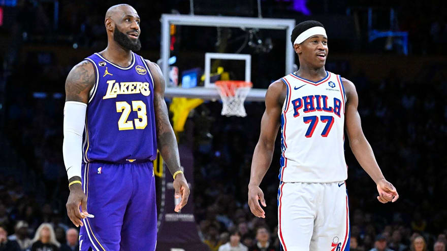 VJ Edgecombe says LeBron James and Jaylen Brown no longer leave him starstruck
