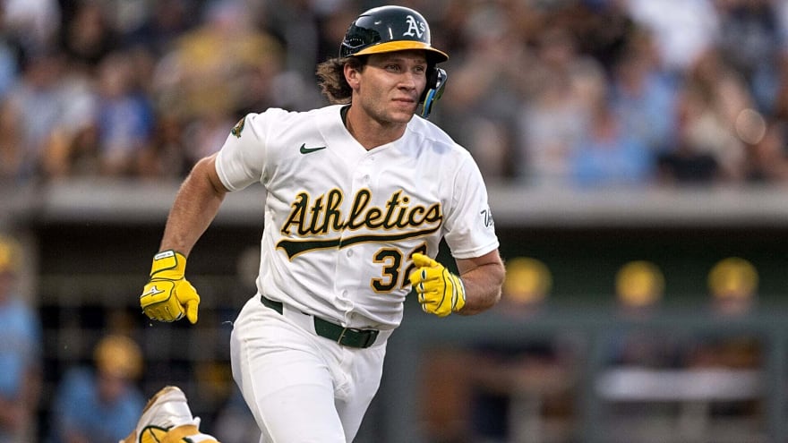 Pat McAfee hails ‘back-breaking’ catch of the year candidate from A’s outfielder Colby Thomas