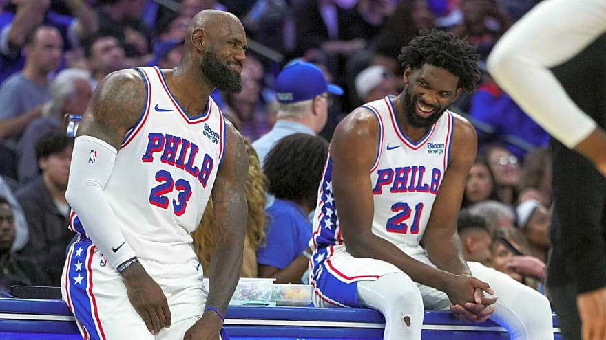 Joel Embiid breaks down where LeBron James is biggest upgrade on Paul George for the 76ers