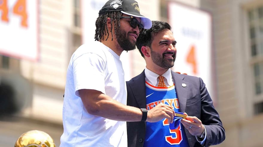 Zohran Mamdani reiterates Jalen Brunson as the king of NYC during adorable interaction with child