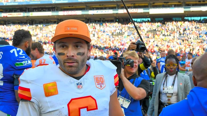 Tampa Bay Buccaneers Quarterback Baker Mayfield Makes History In Win Over Seattle Seahawks