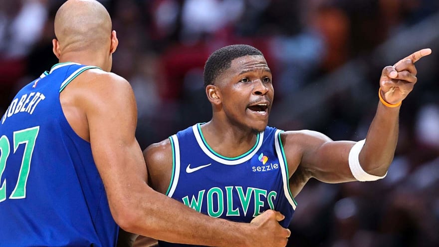 'He was talking trash': Anthony Edwards says Miami Heat player got him all fired up
