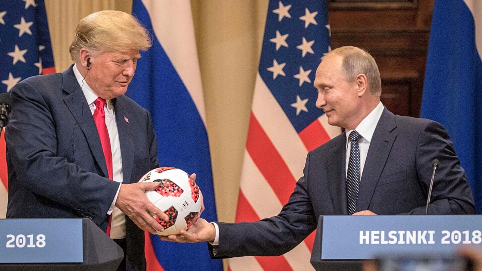 Remembering when Vladimir Putin gifted Donald Trump a 2018 World Cup keepsake
