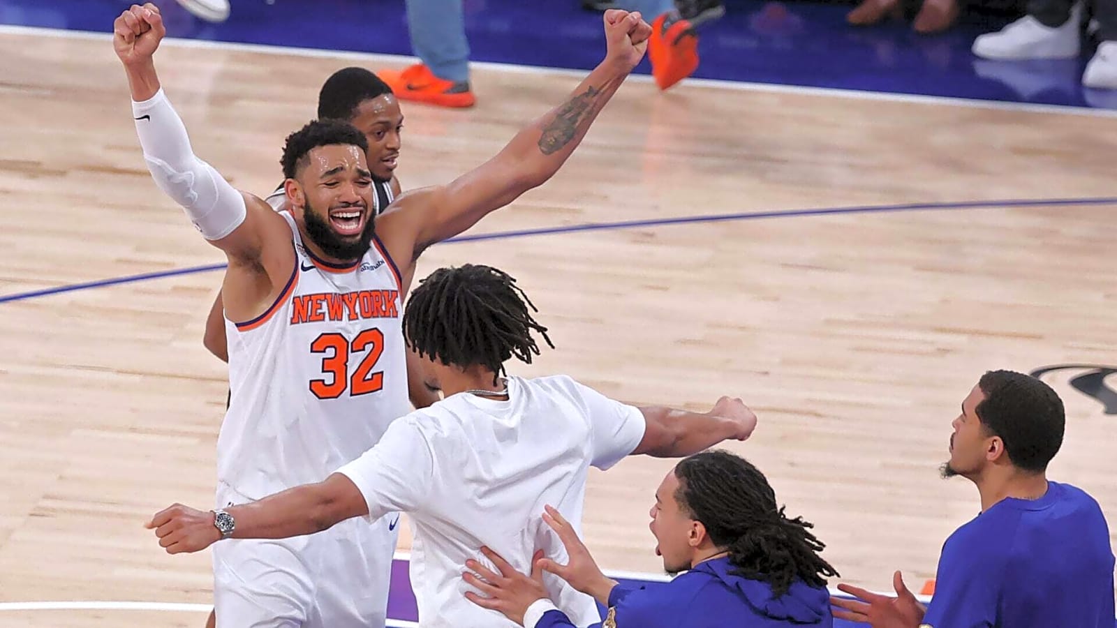 Karl-Anthony Towns crosses Steph Curry, LeBron James for dominant postseason record in title run