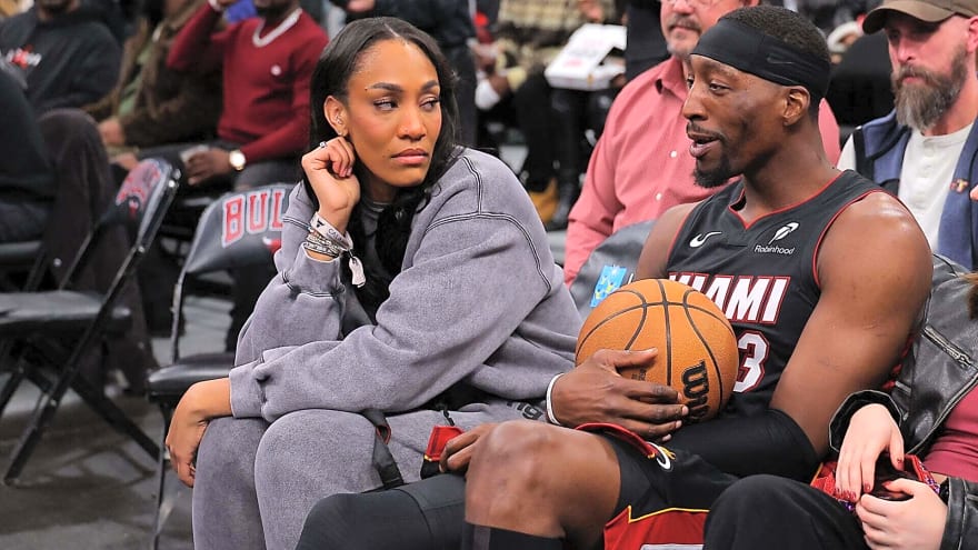 A’ja Wilson’s brutal reaction to boyfriend Bam Adebayo and the Heat’s struggles caught on camera