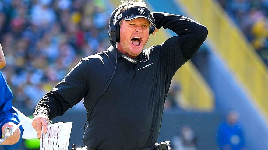 ‘I’m available’ – Jon Gruden sarcastically offers himself as new Green Bay Packers head coach