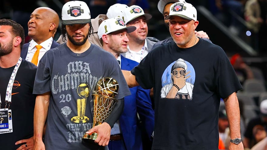 Jalen Brunson opens up on what it means to win NBA Championship for Knicks with father Rick as coach