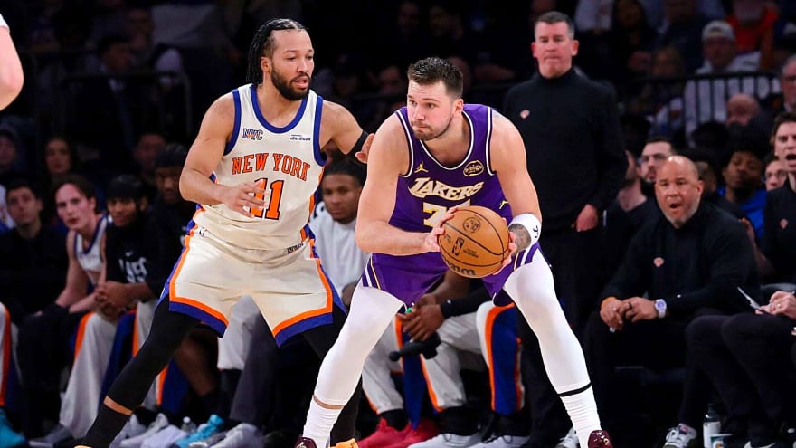 Jalen Brunson admits watching Luka Doncic as his teammate is what made him the Finals MVP he is now