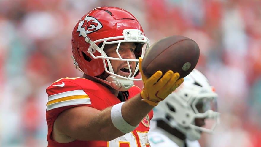 Chiefs coach reveals Travis Kelce lined up for ’emergency’ position change