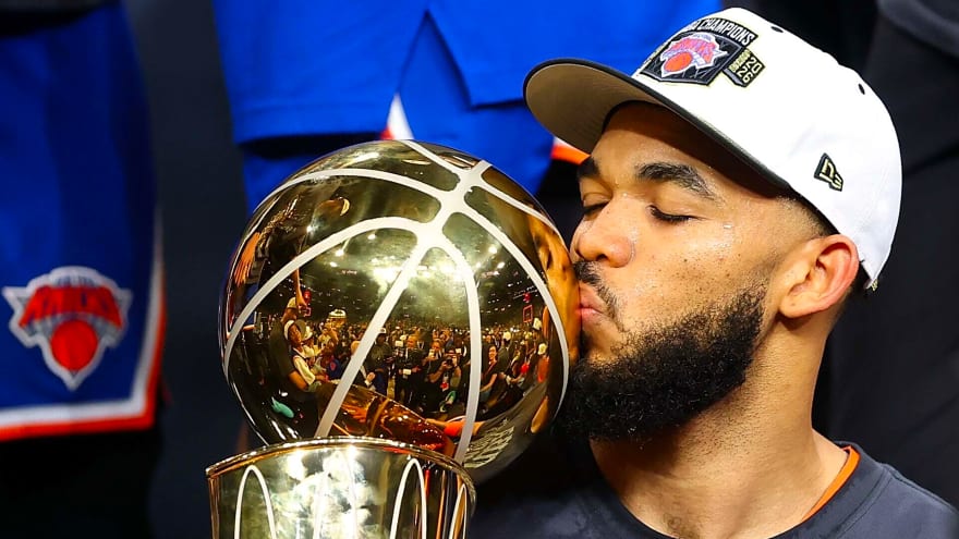 CBS Mornings surprises Karl-Anthony Towns with special video from Magic Johnson, ‘beloved forever’