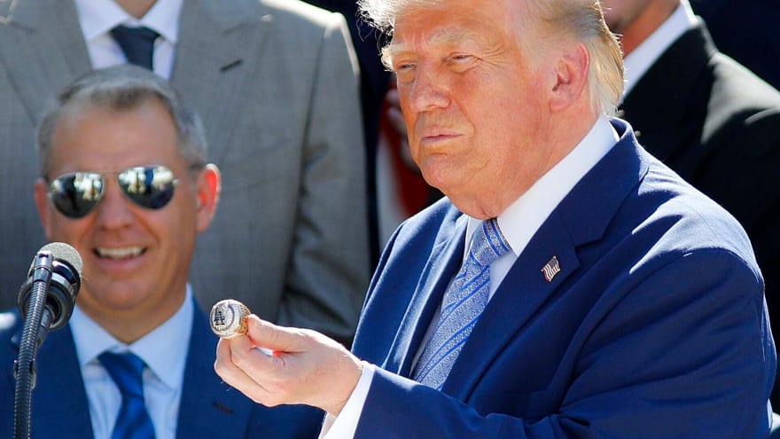 Fans react to ‘absolutely amazing’ moment between Donald Trump and the Los Angeles Dodgers