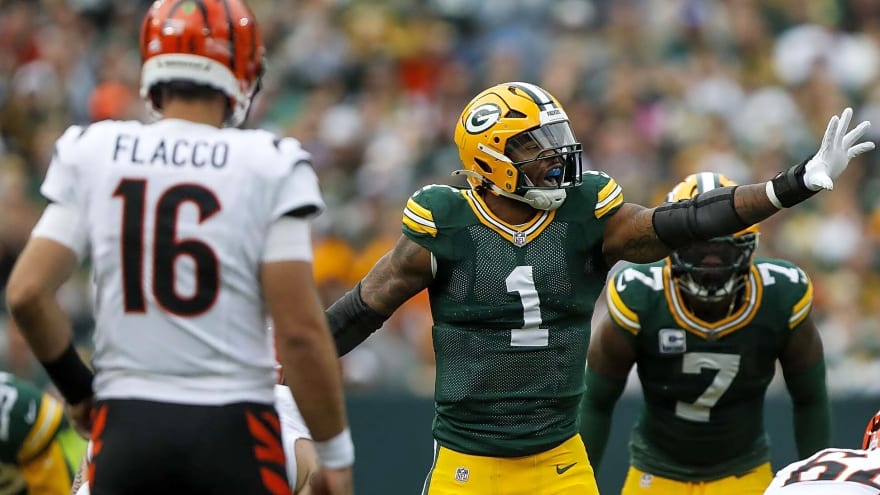 Packers’ Tucker Kraft jokes about switching position