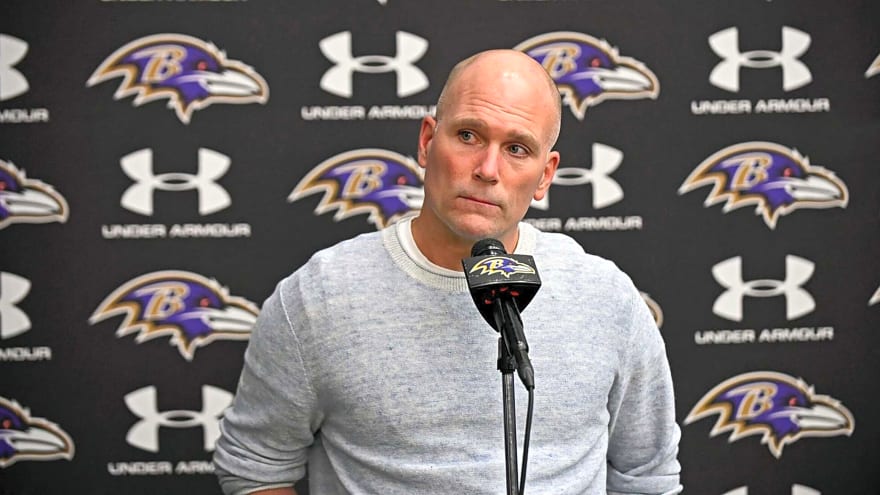 Baltimore left center as the one post-draft problem still sitting in front of Lamar Jackson