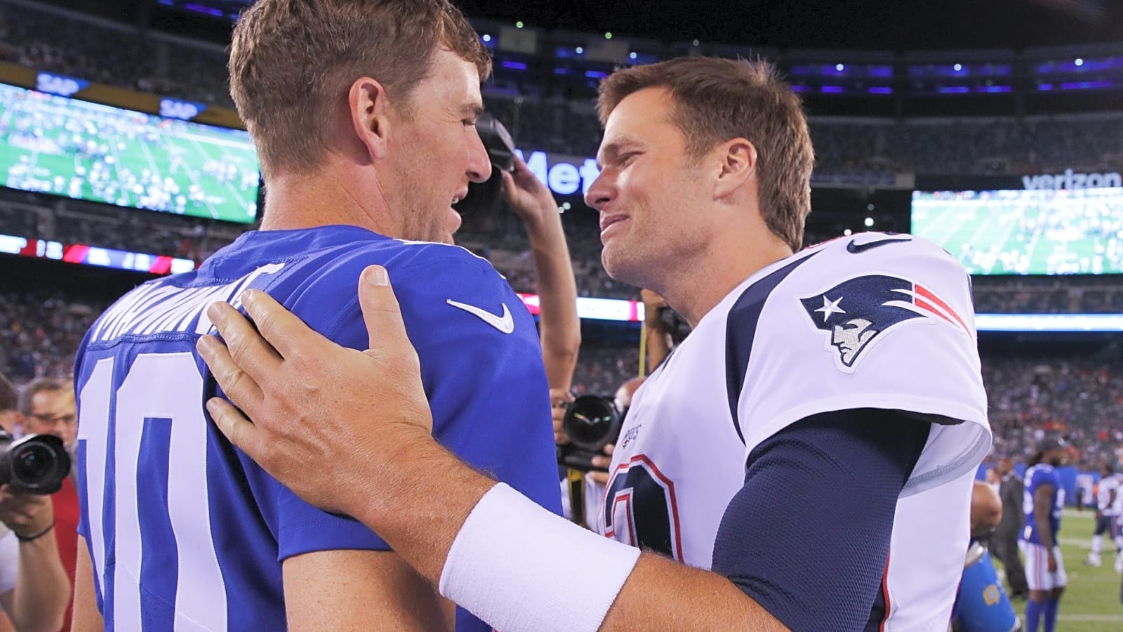 Tom Brady, Eli Manning Get WWE Attention After Wild New York City Moment