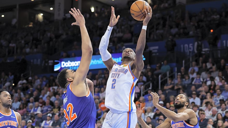 MVP! MVP! MVP: Skip Bayless Goes Wild as Shai Gilgeous-Alexander Takes Over vs Knicks