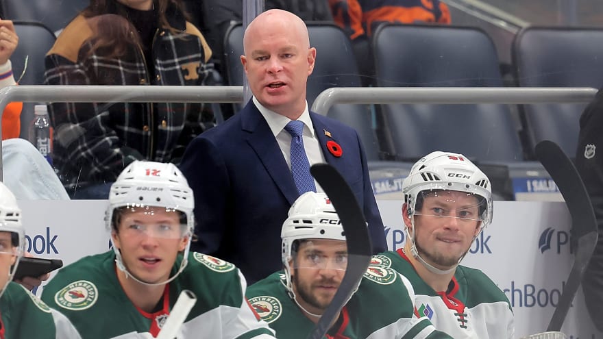 Wild head coach John Hynes announces major goalie change