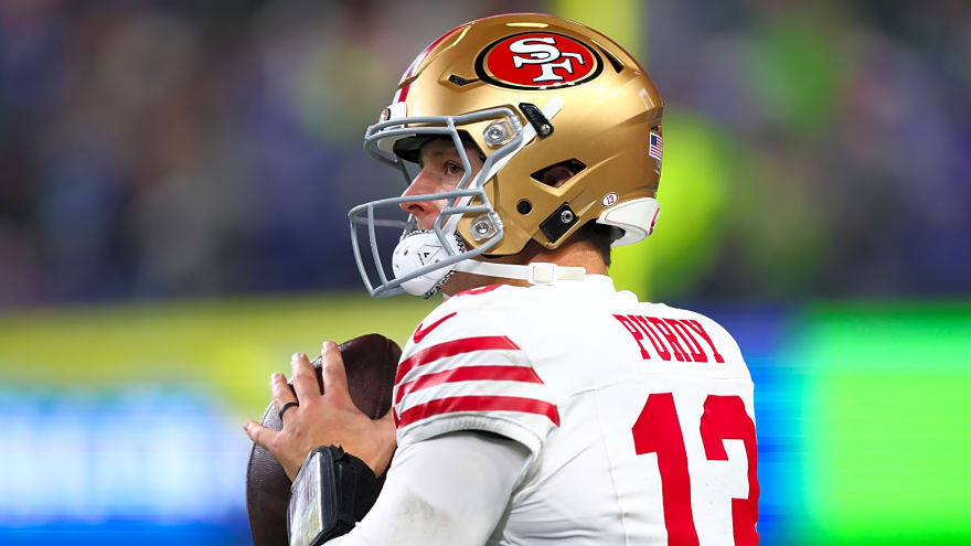 Brock Purdy visibly emotional as 49ers blown out by Seahawks in Divisional Round