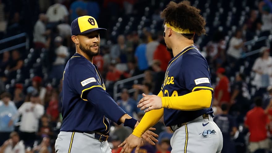 Brewers fall just shy of franchise record in win over Nationals