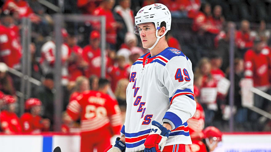 Rangers recall Jaroslav Chmelar, reassign Brennan Othmann